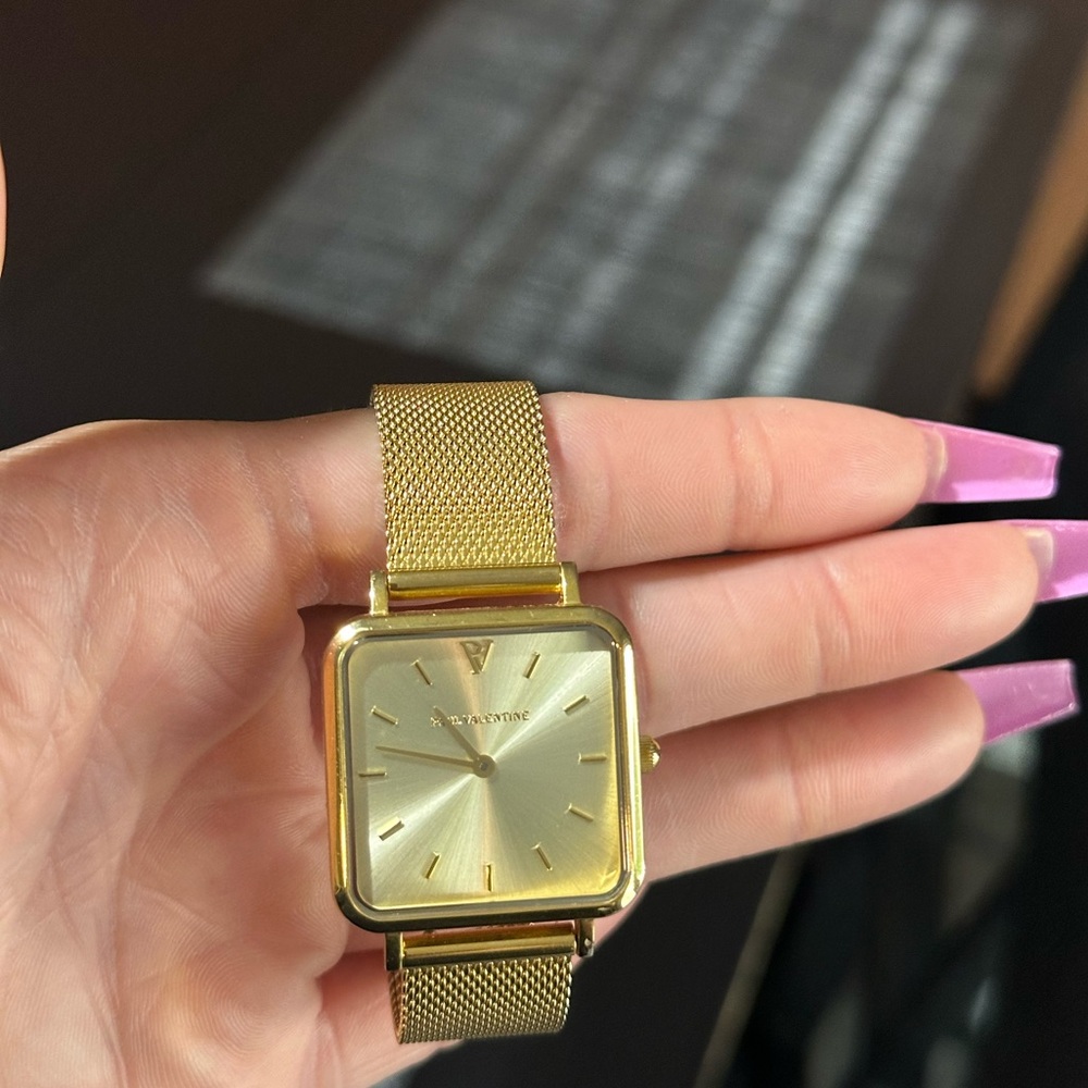 Paul valentine gold watch
